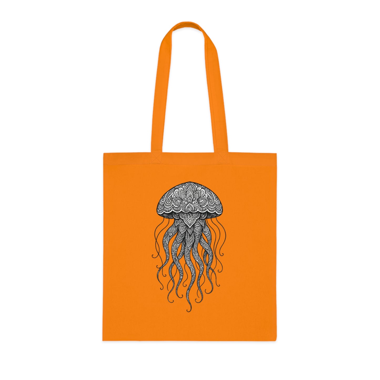 Intricate Mandala Jellyfish Tote Bag