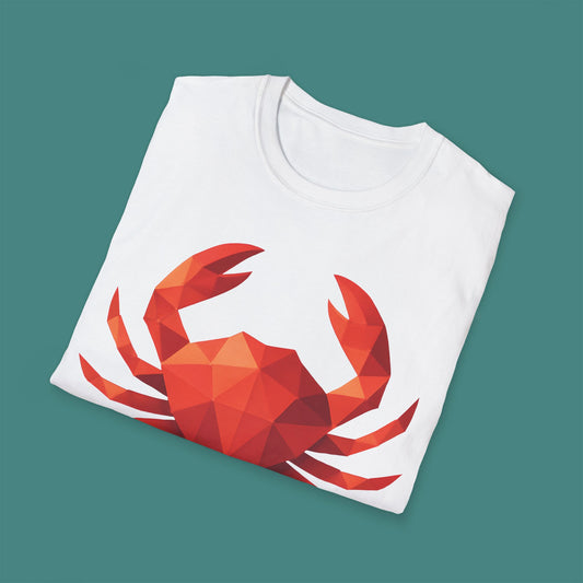 Geometric Polygon Crab Unisex T-Shirt