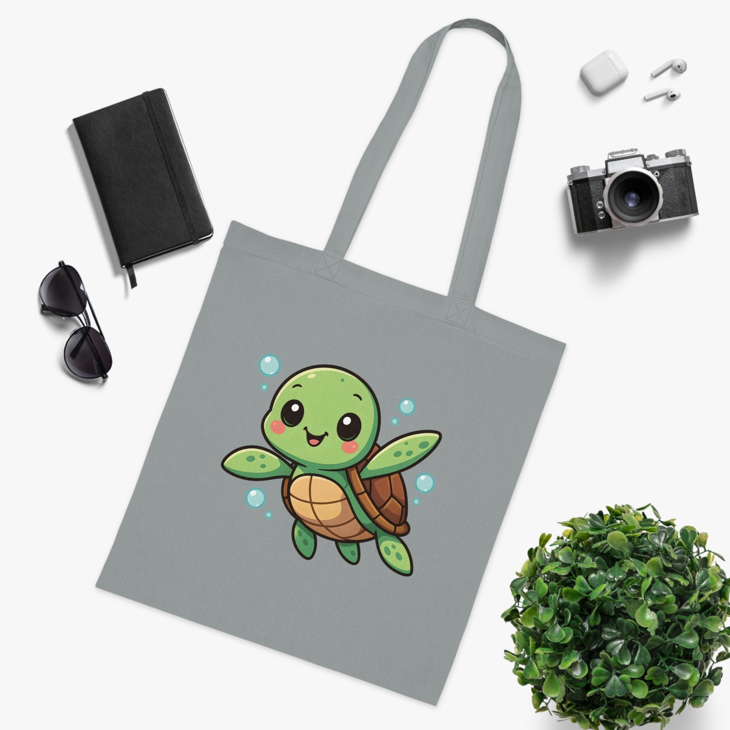 Cartoon Cute Turtle Tote Bag