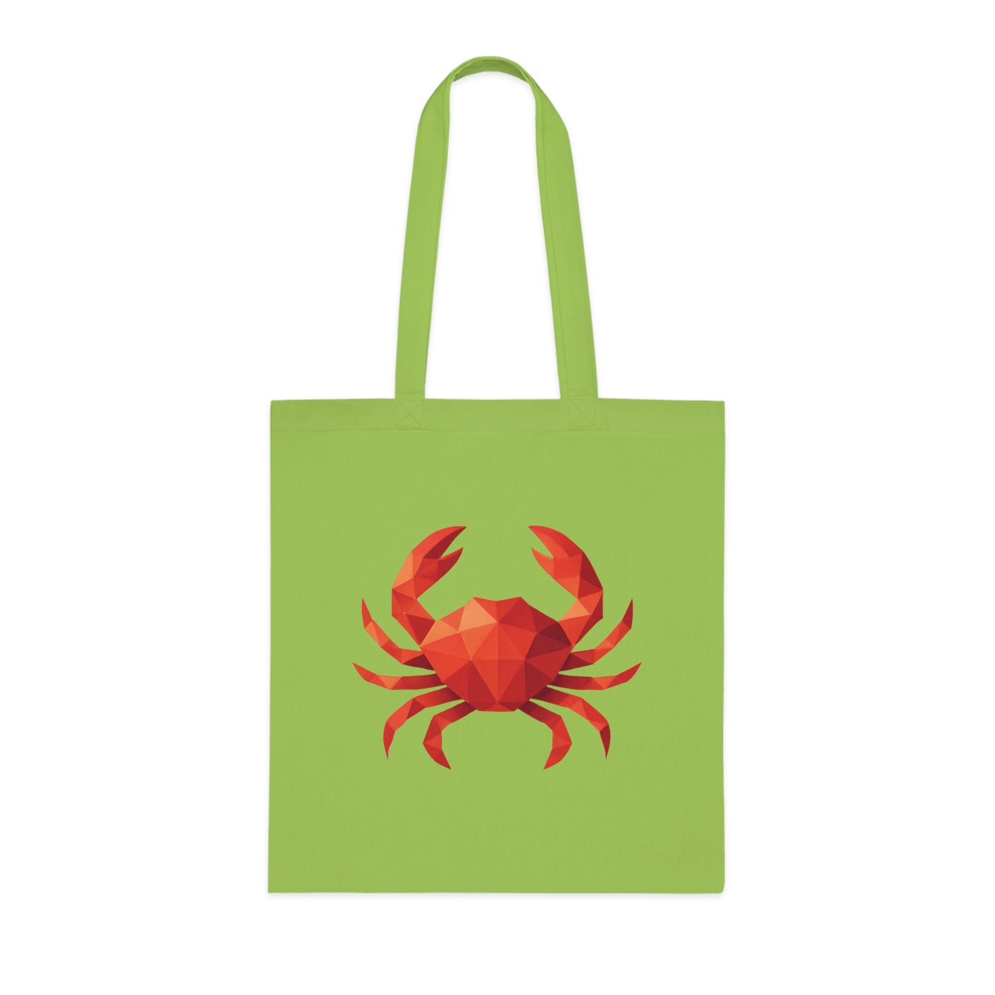 Geometric Polygon Crab Tote Bag