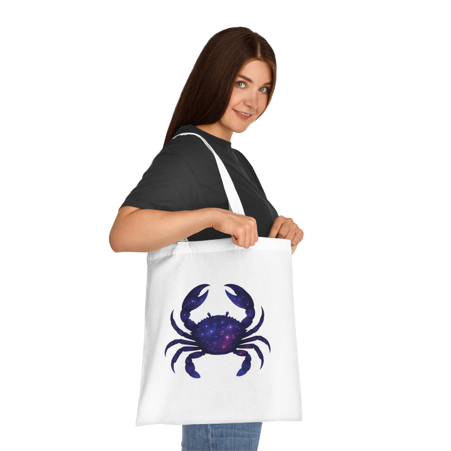 Cosmic Galaxy Crab Tote Bag