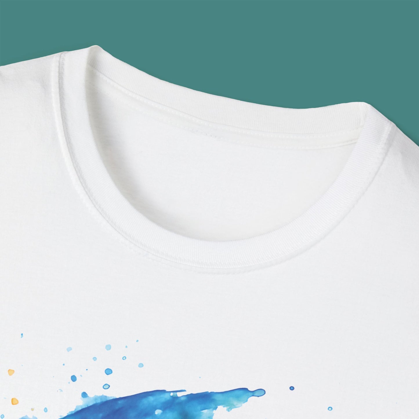 Watercolor Splash Fish Unisex T-Shirt