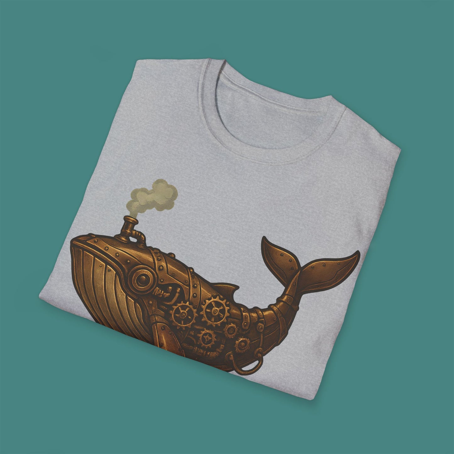 Steampunk Mechanical Whale Unisex T-Shirt
