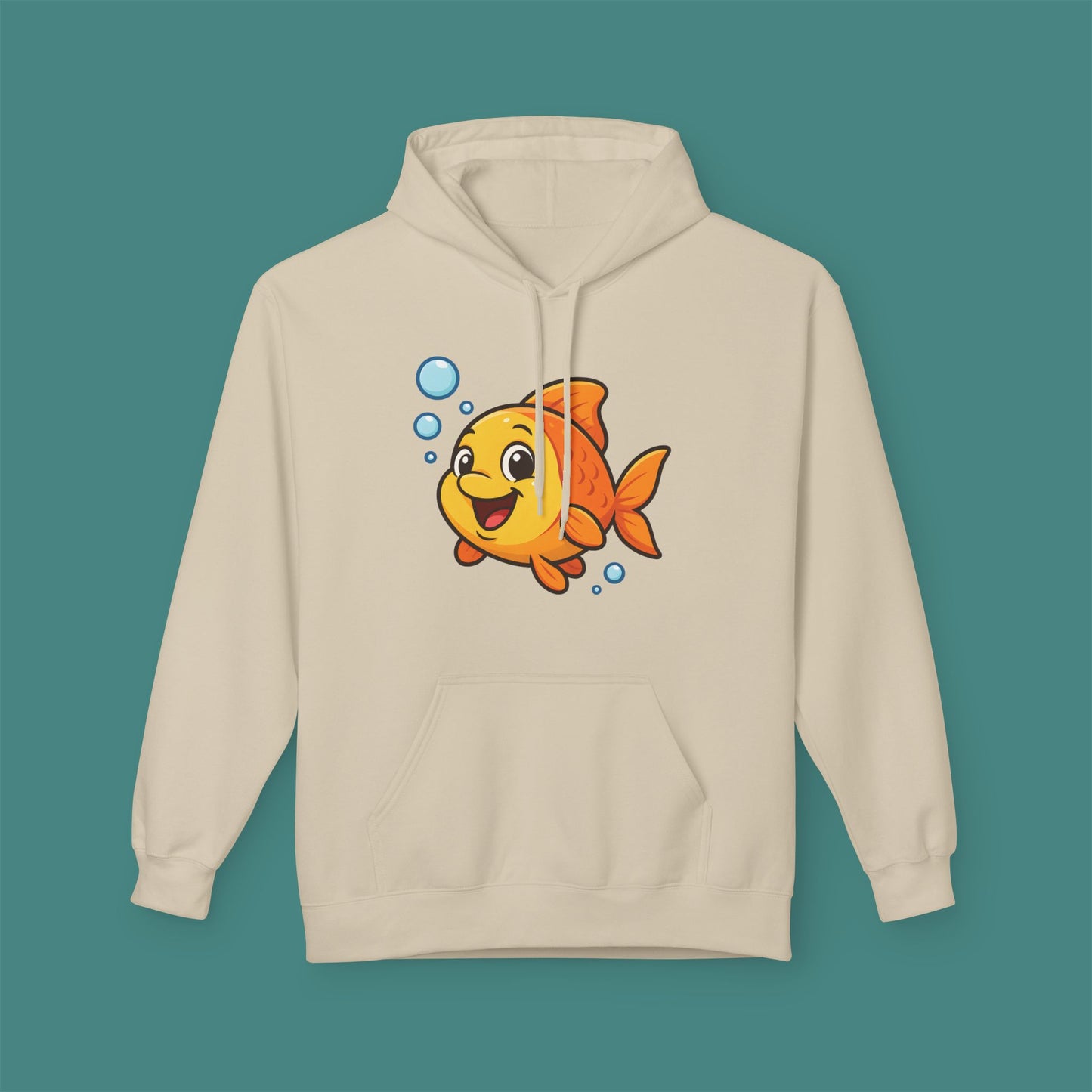 Cartoon Cute Fish Fleece Unisex Hoodie