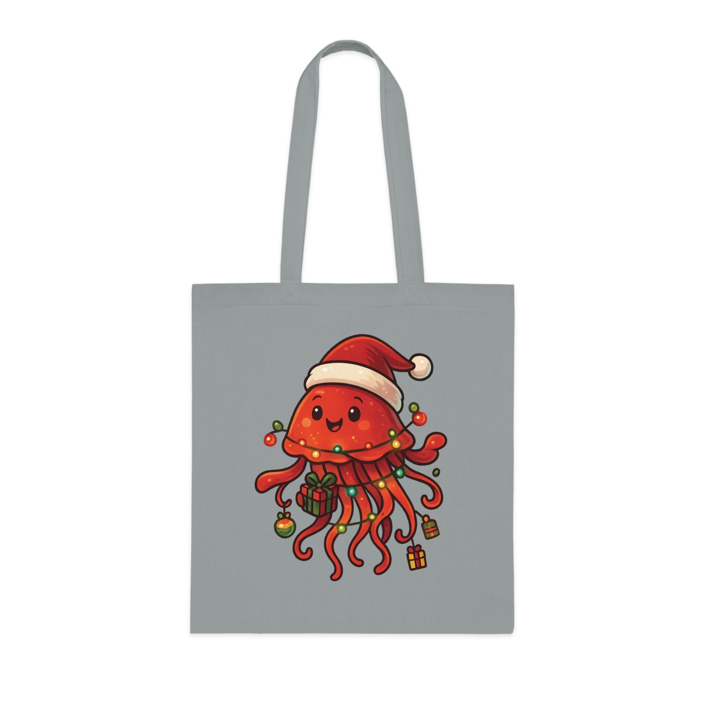 Christmas Jellyfish Tote Bag