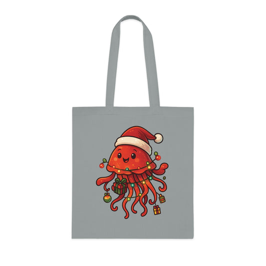 Christmas Jellyfish Tote Bag