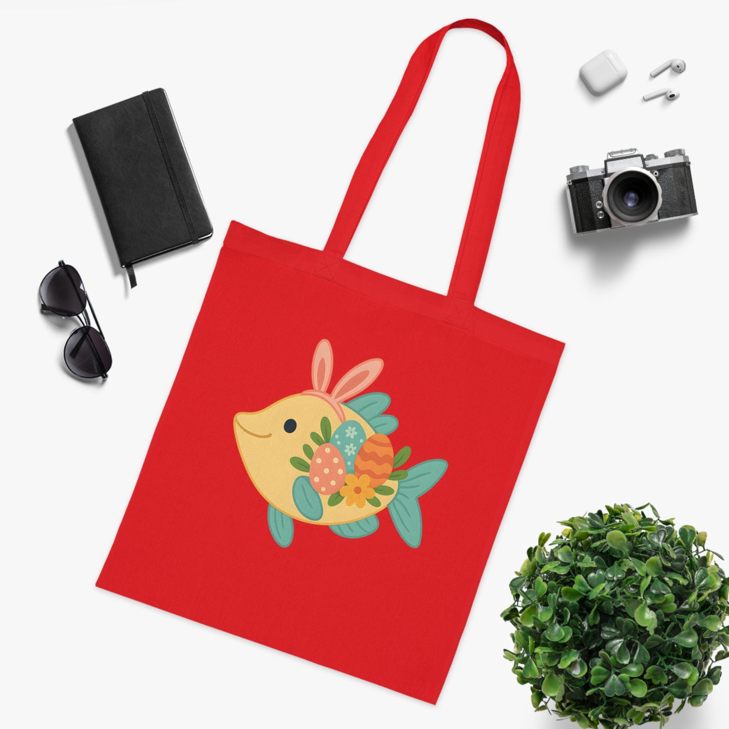 Easter Fish Tote Bag
