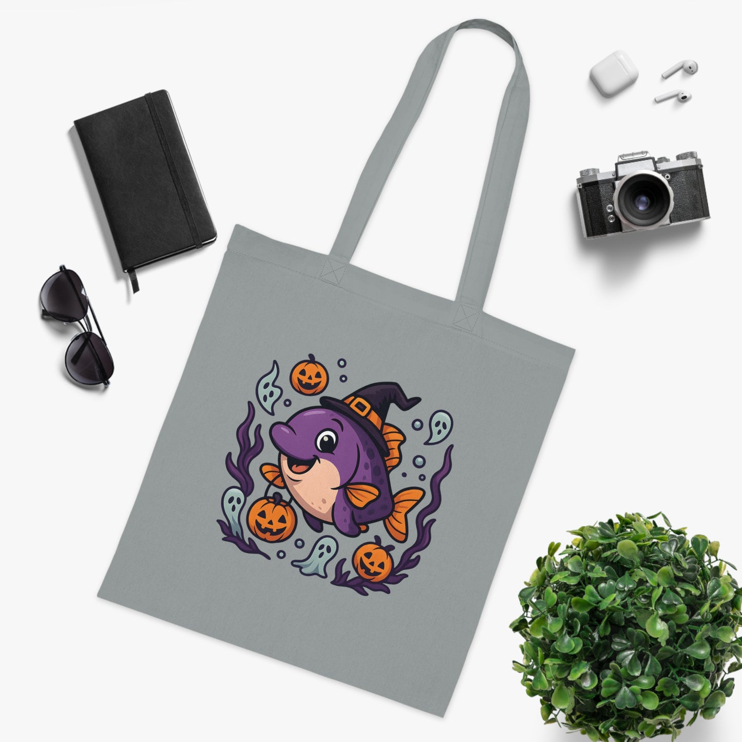 Halloween Fish Tote Bag