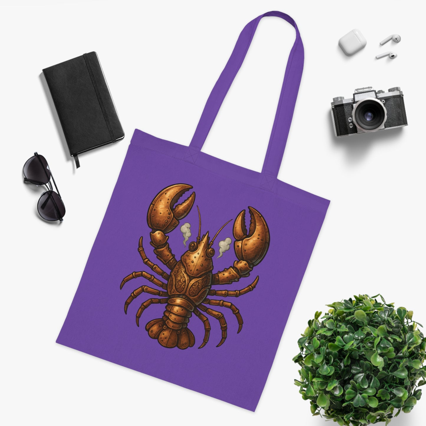 Steampunk Mechanical Lobster Tote Bag