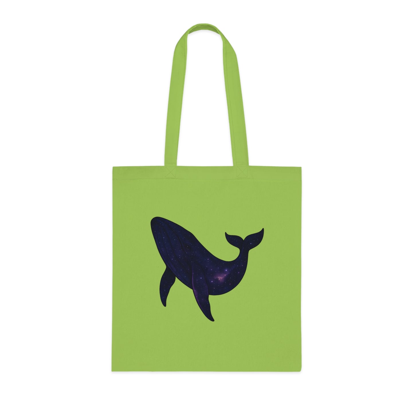 Cosmic Galaxy Whale Tote Bag