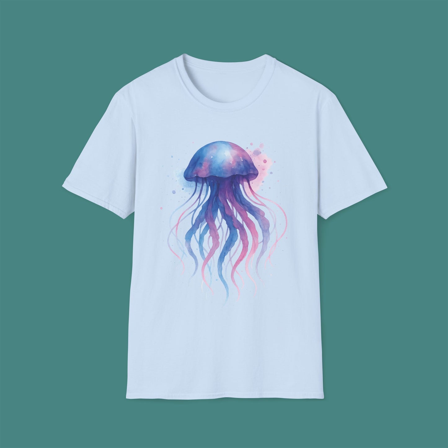 Watercolor Splash Jellyfish Unisex T-Shirt