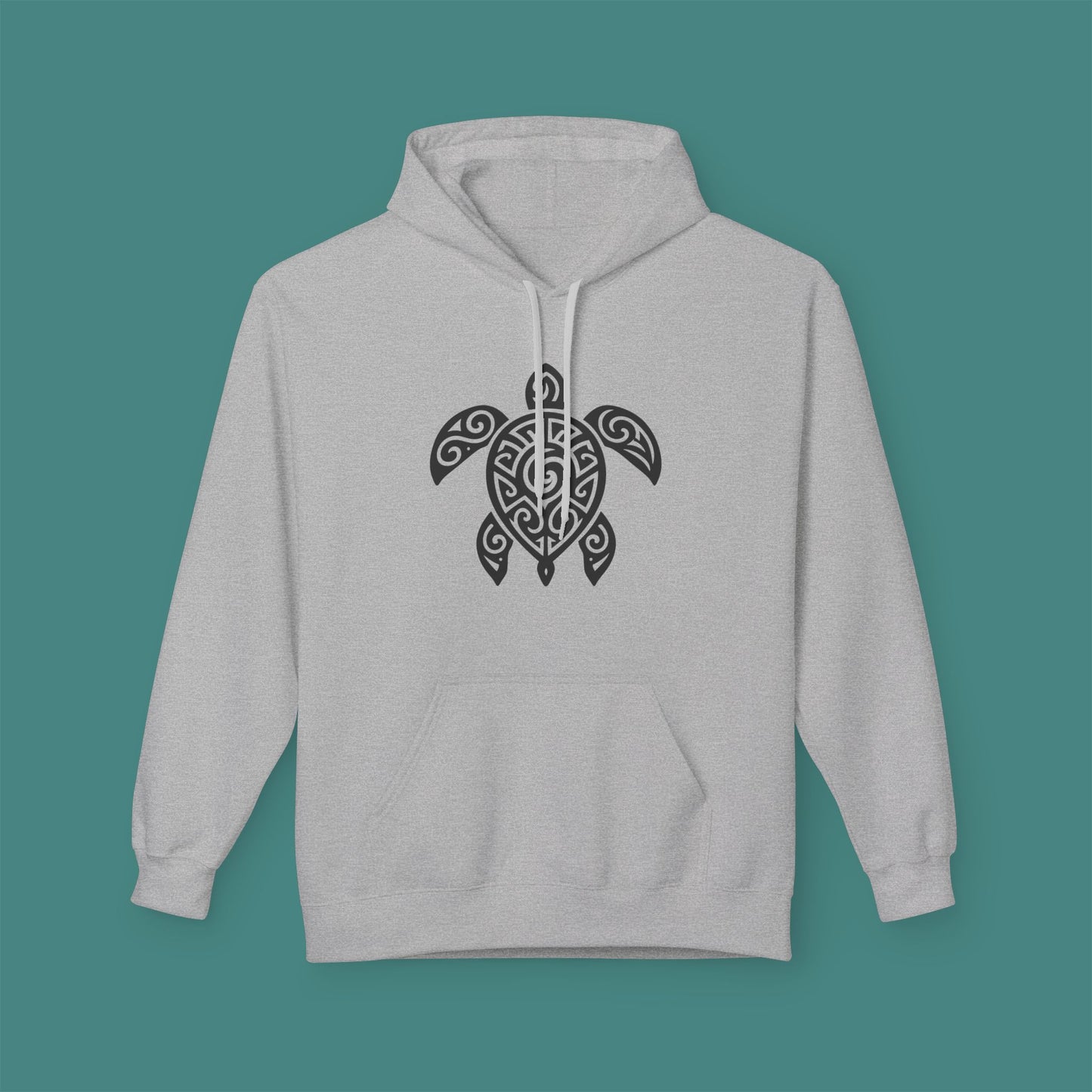 Tribal Tattoo Turtle Fleece Unisex Hoodie