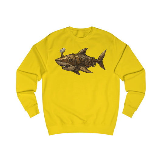 Steampunk Mechanical Shark Unisex Sweatshirt