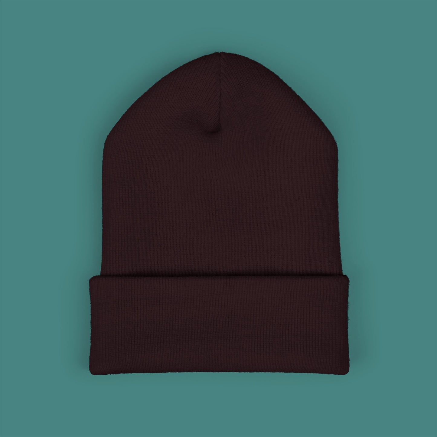 Geometric Polygon Crab Embroidered Beanie