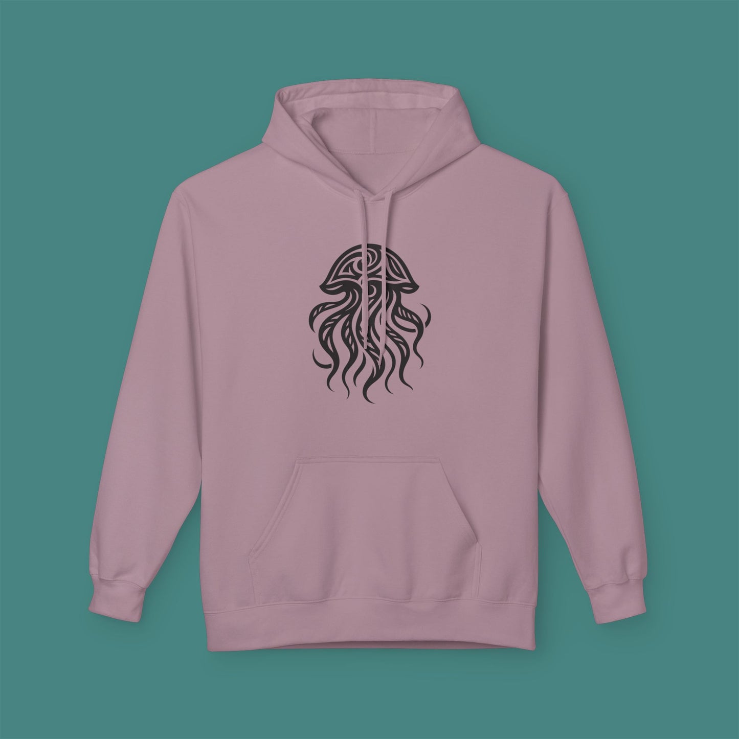 Tribal Tattoo Jellyfish Fleece Unisex Hoodie