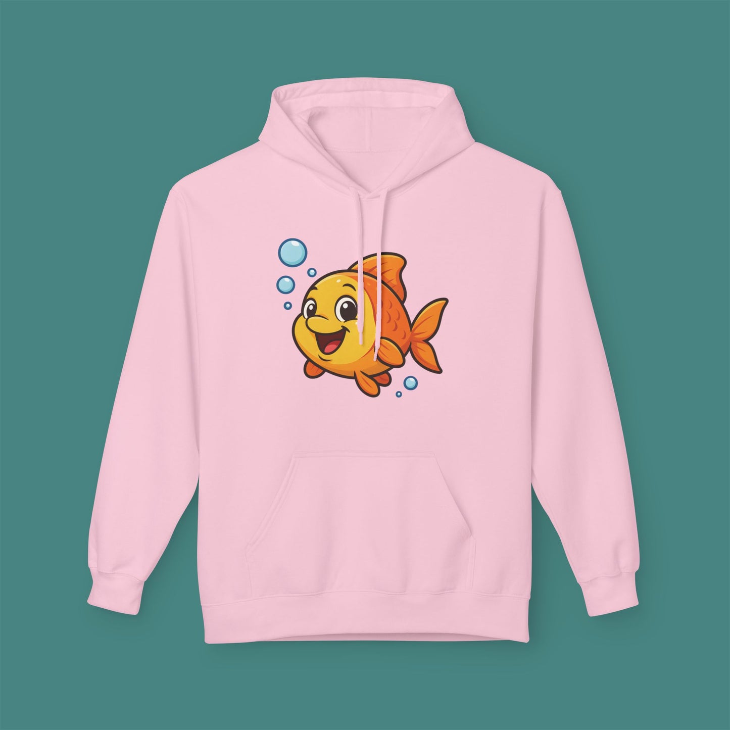 Cartoon Cute Fish Fleece Unisex Hoodie
