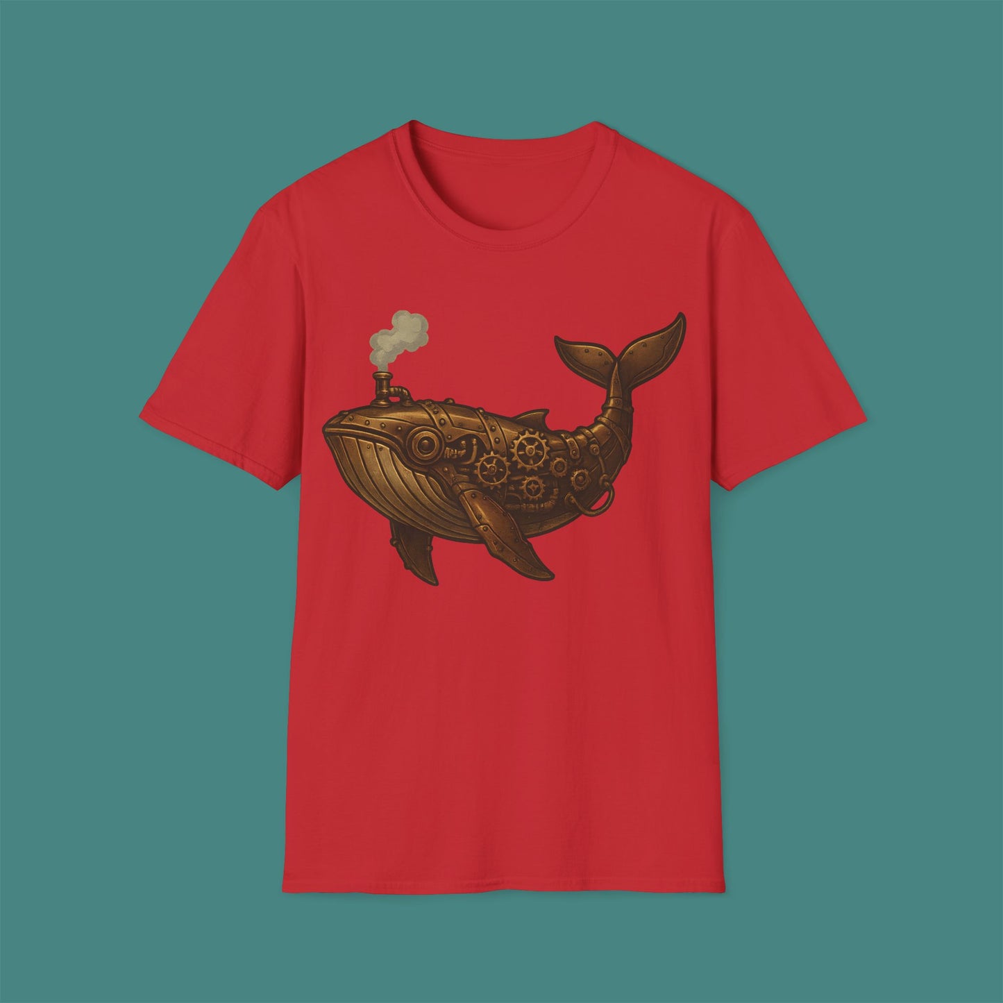 Steampunk Mechanical Whale Unisex T-Shirt