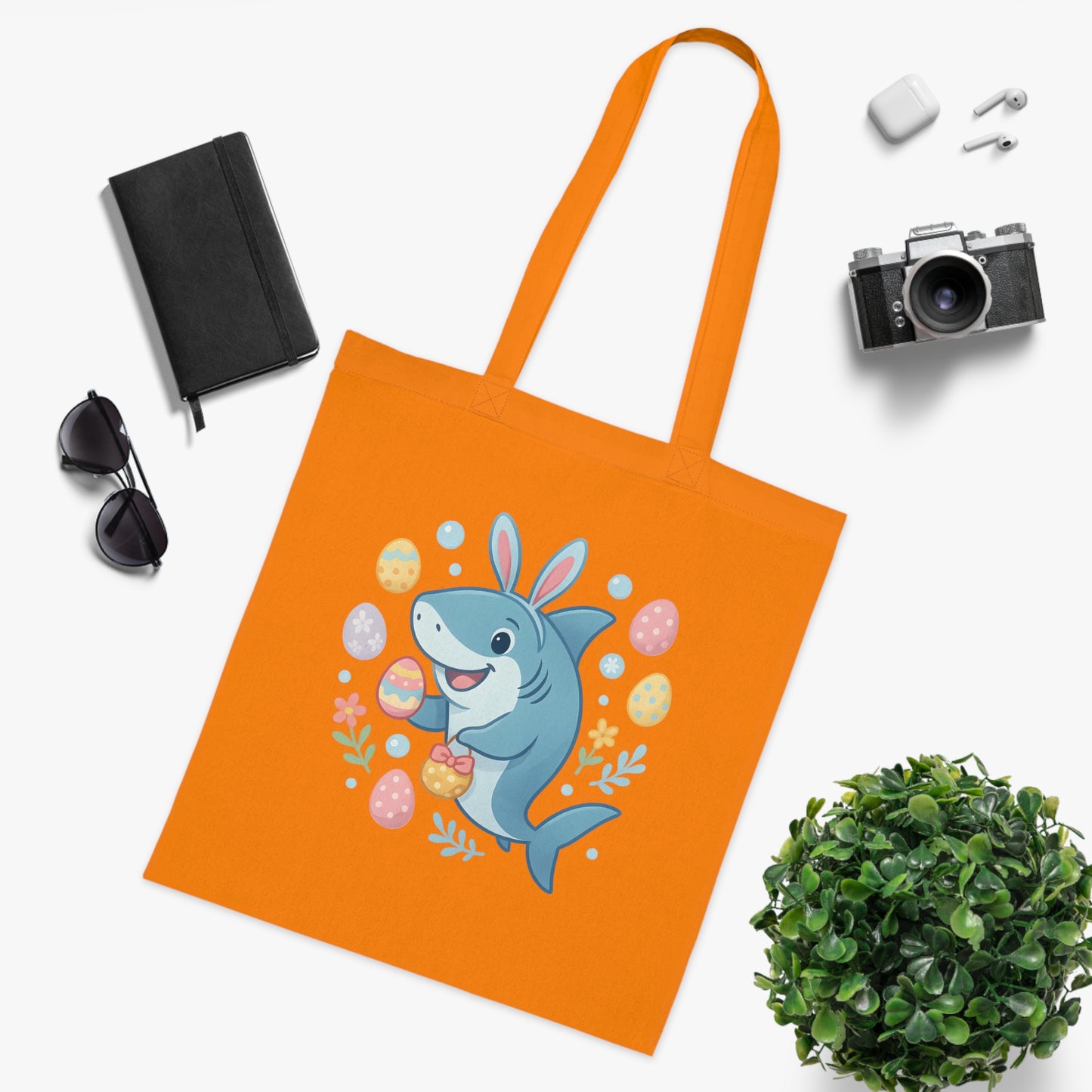 Easter Shark Tote Bag