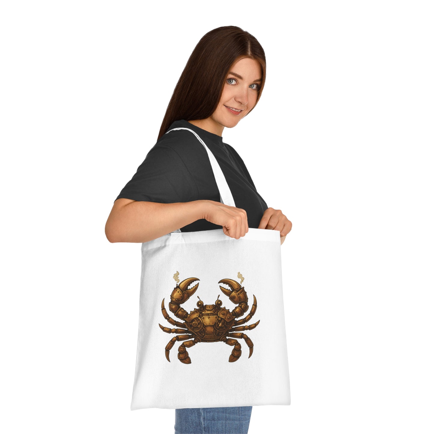 Steampunk Mechanical Crab Tote Bag
