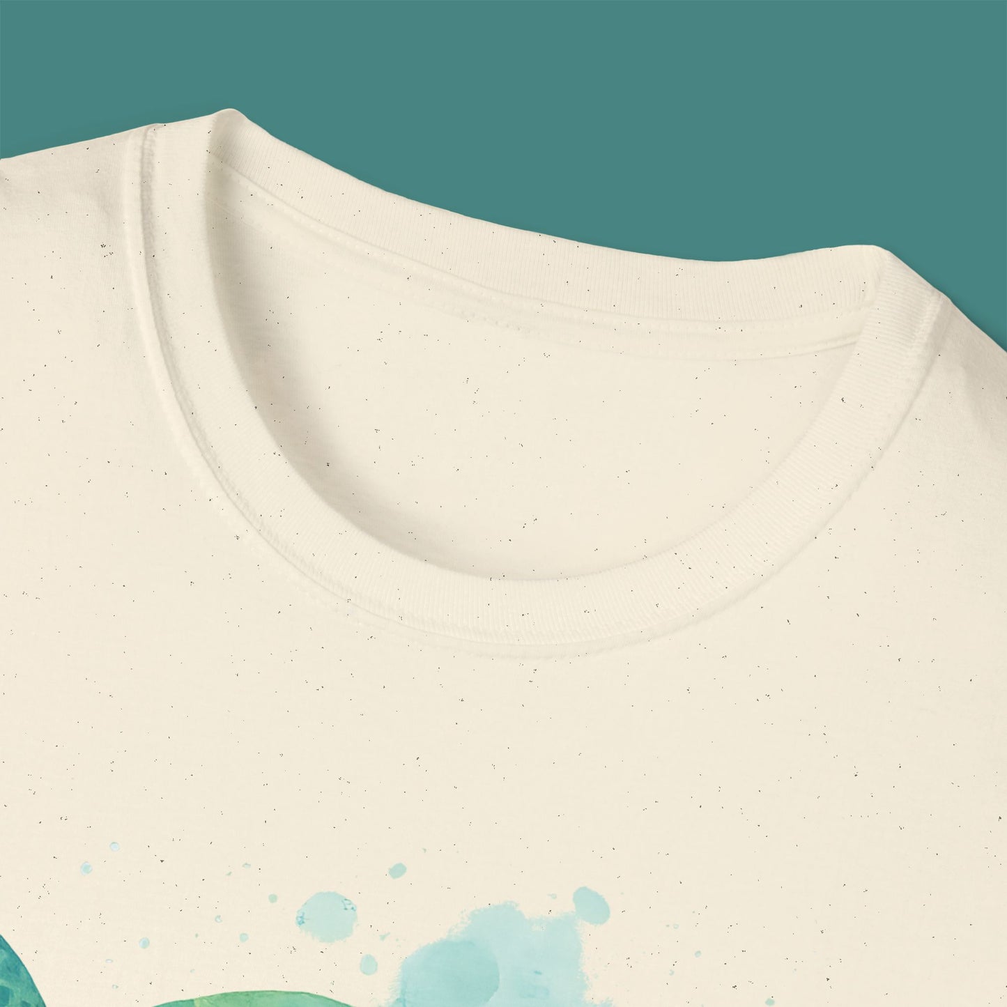 Watercolor Splash Turtle Unisex T-Shirt