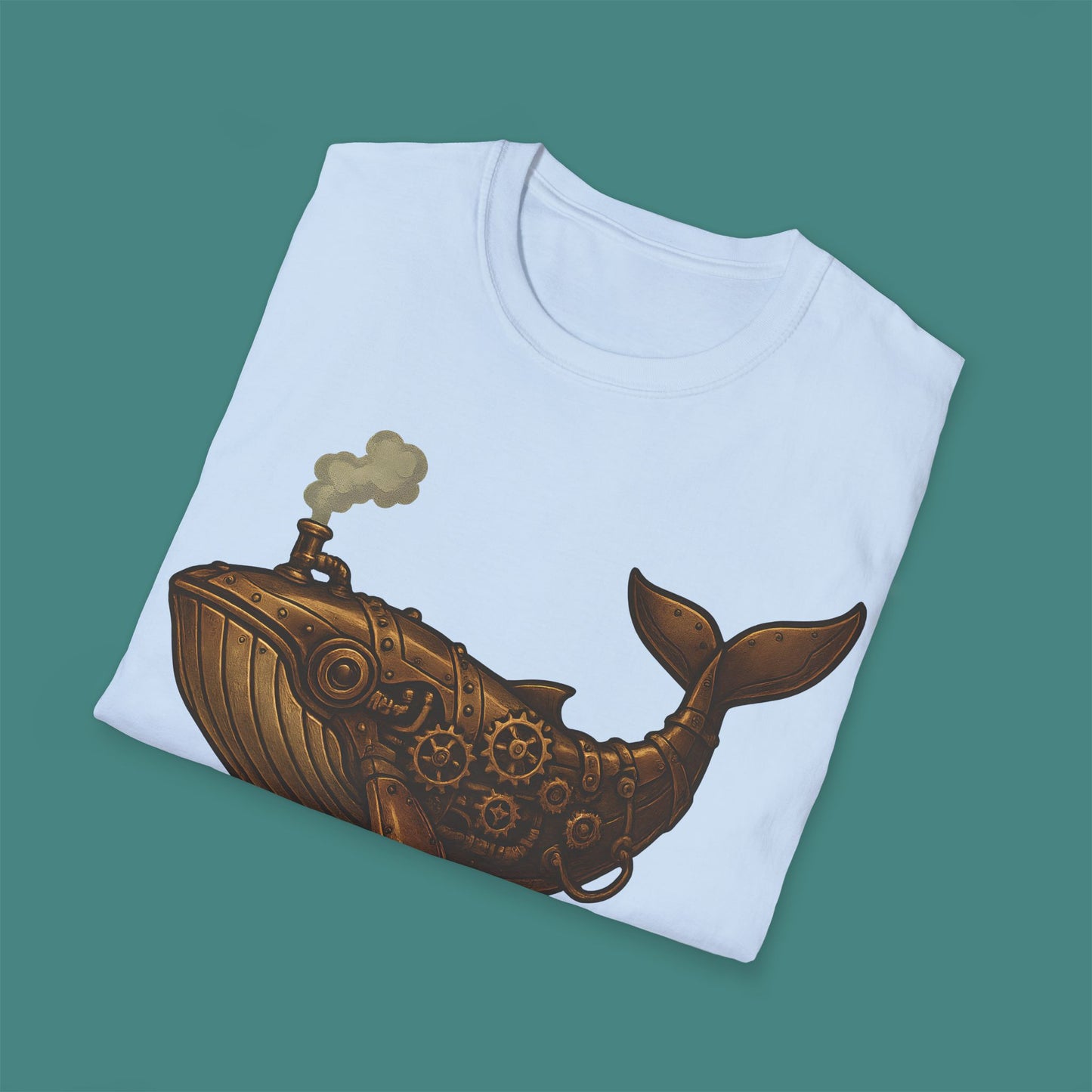 Steampunk Mechanical Whale Unisex T-Shirt