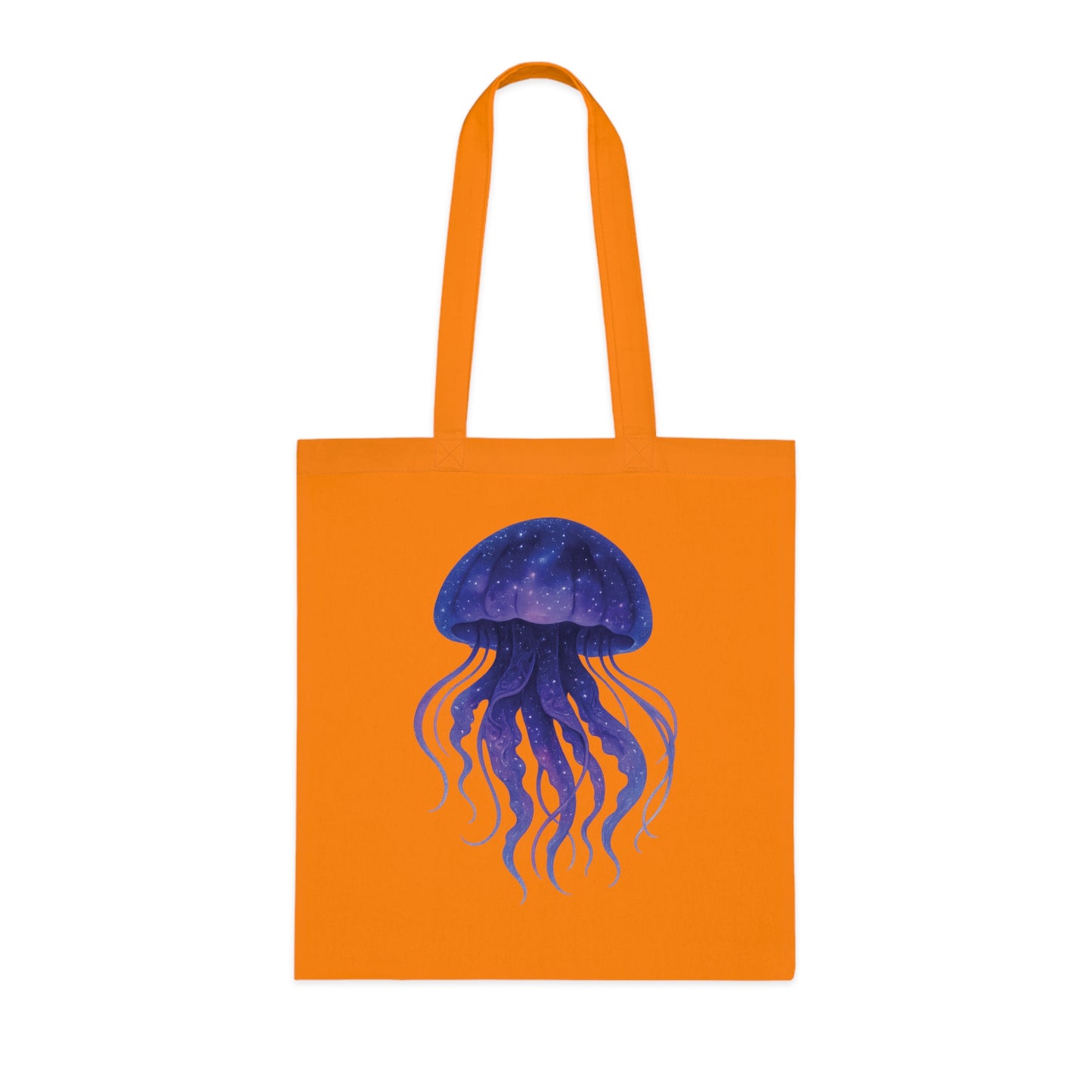 Cosmic Galaxy Jellyfish Tote Bag