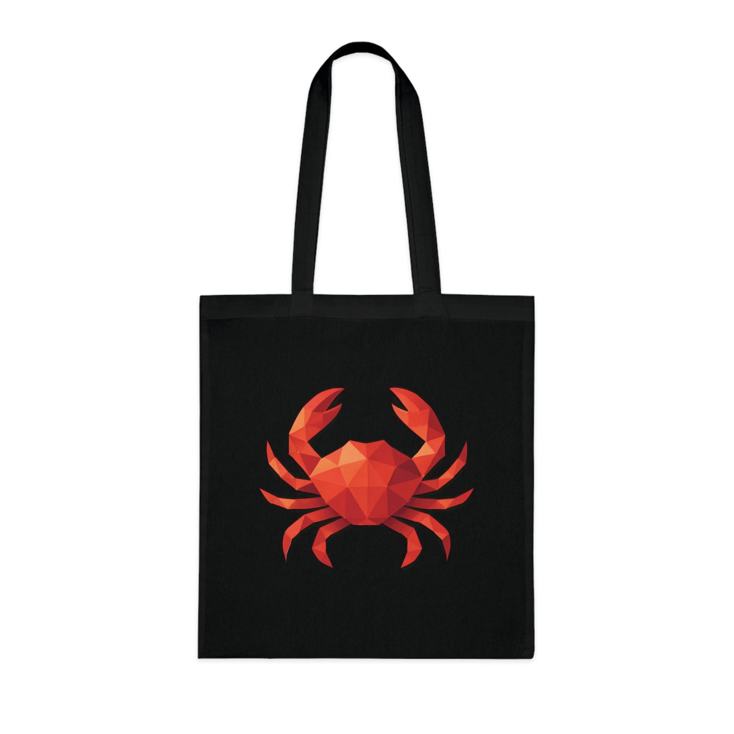 Geometric Polygon Crab Tote Bag
