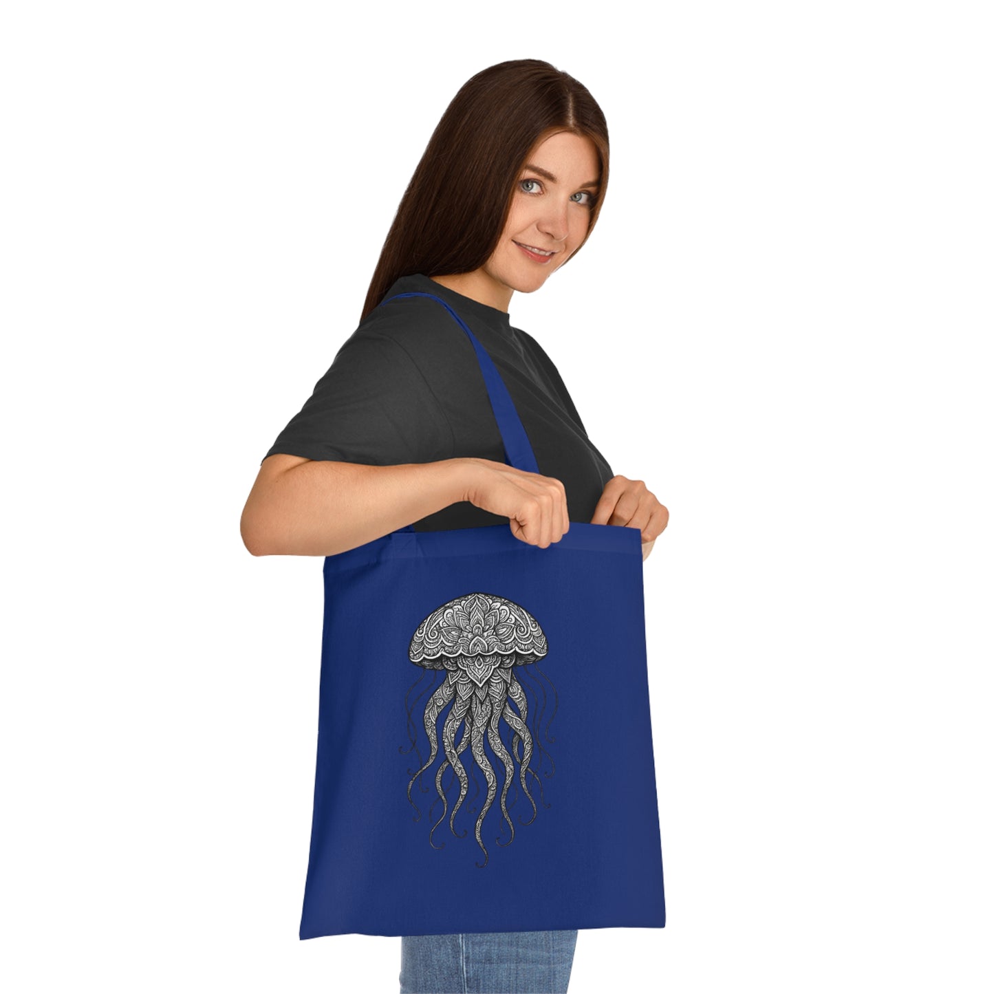 Intricate Mandala Jellyfish Tote Bag