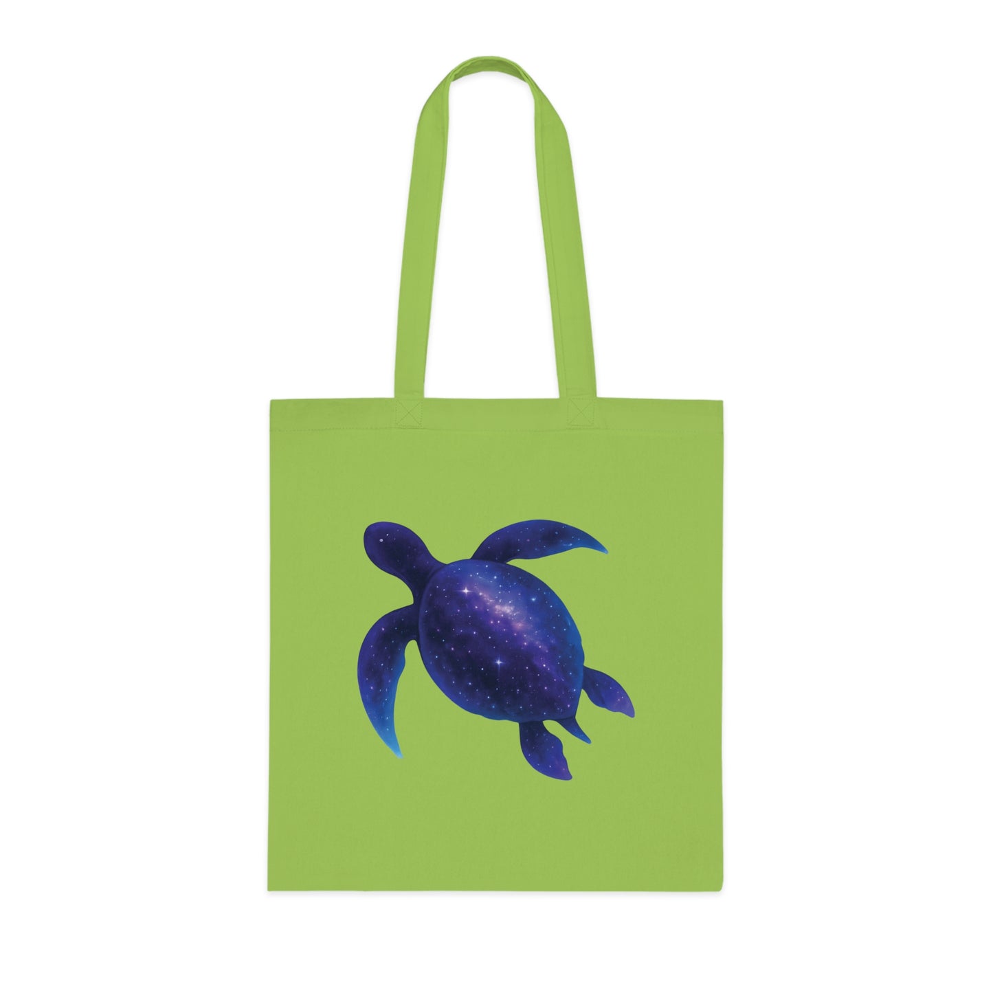Cosmic Galaxy Turtle Tote Bag