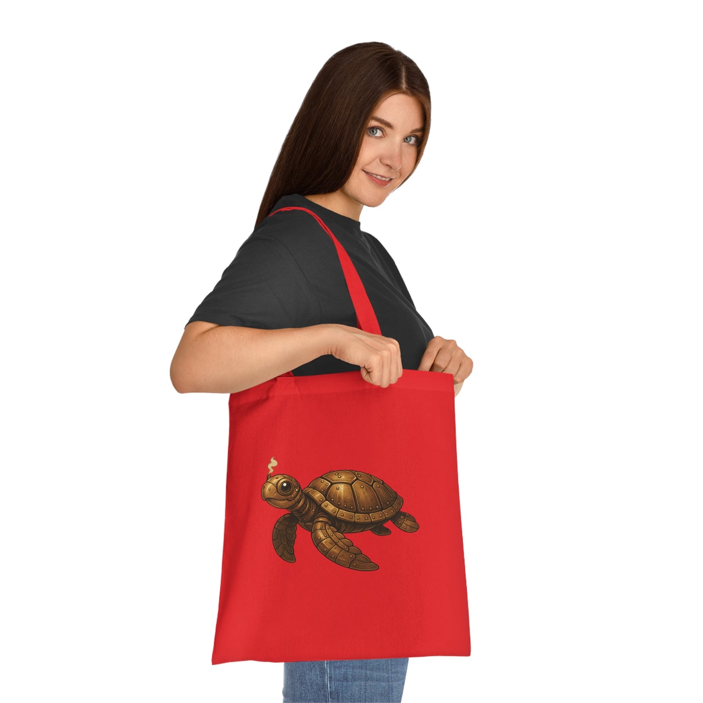 Steampunk Mechanical Turtle Tote Bag