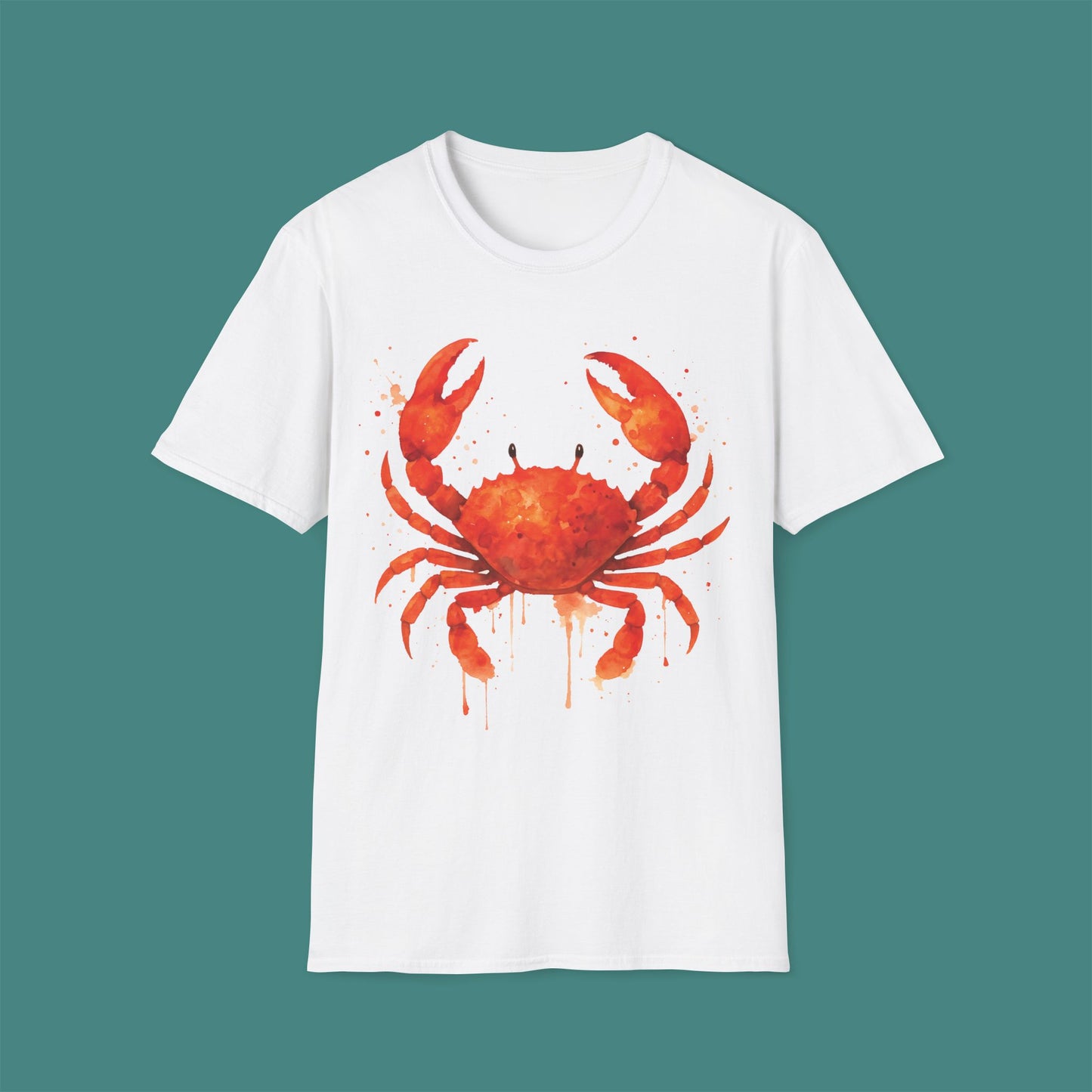Watercolor Splash Crab Unisex T-Shirt