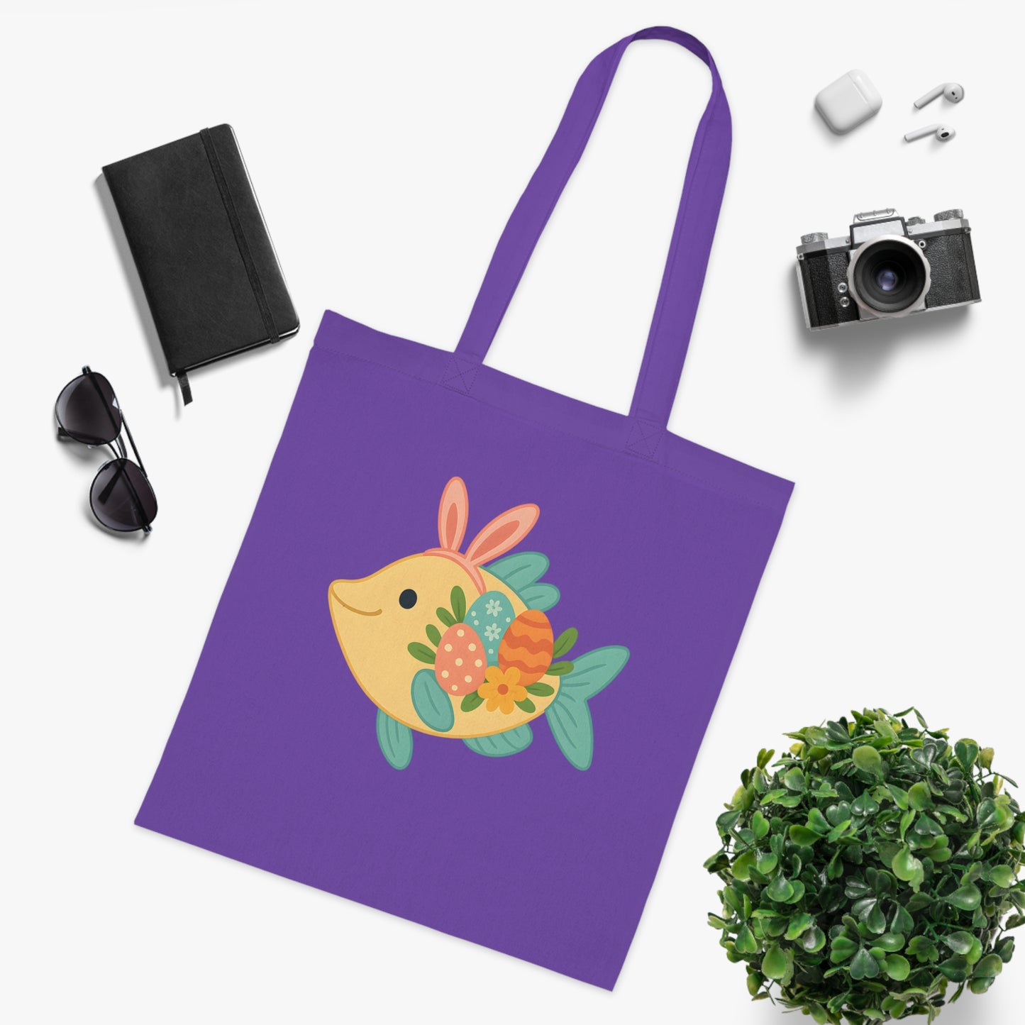 Easter Fish Tote Bag
