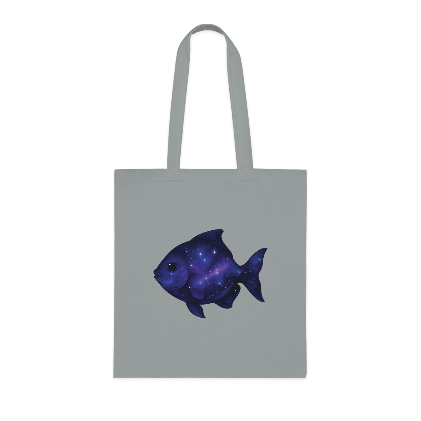 Cosmic Galaxy Fish Tote Bag