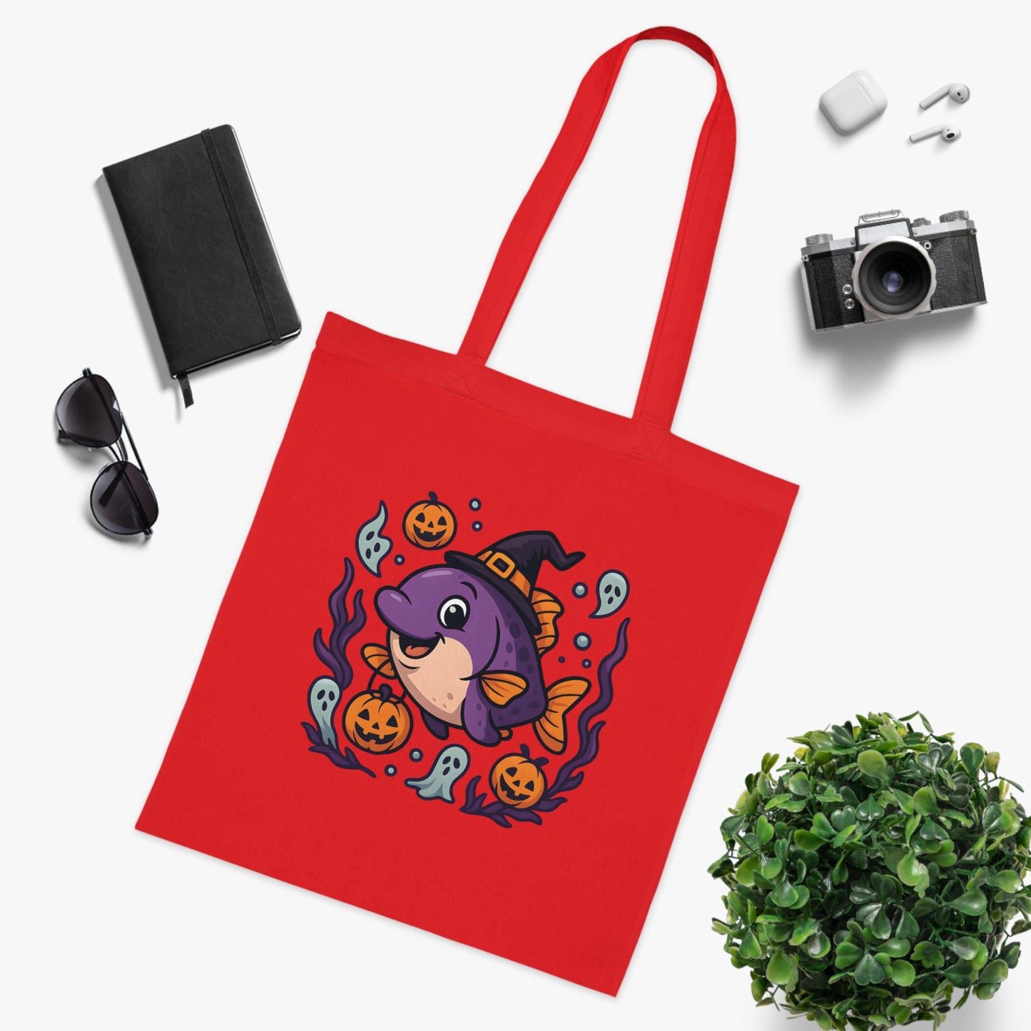 Halloween Fish Tote Bag