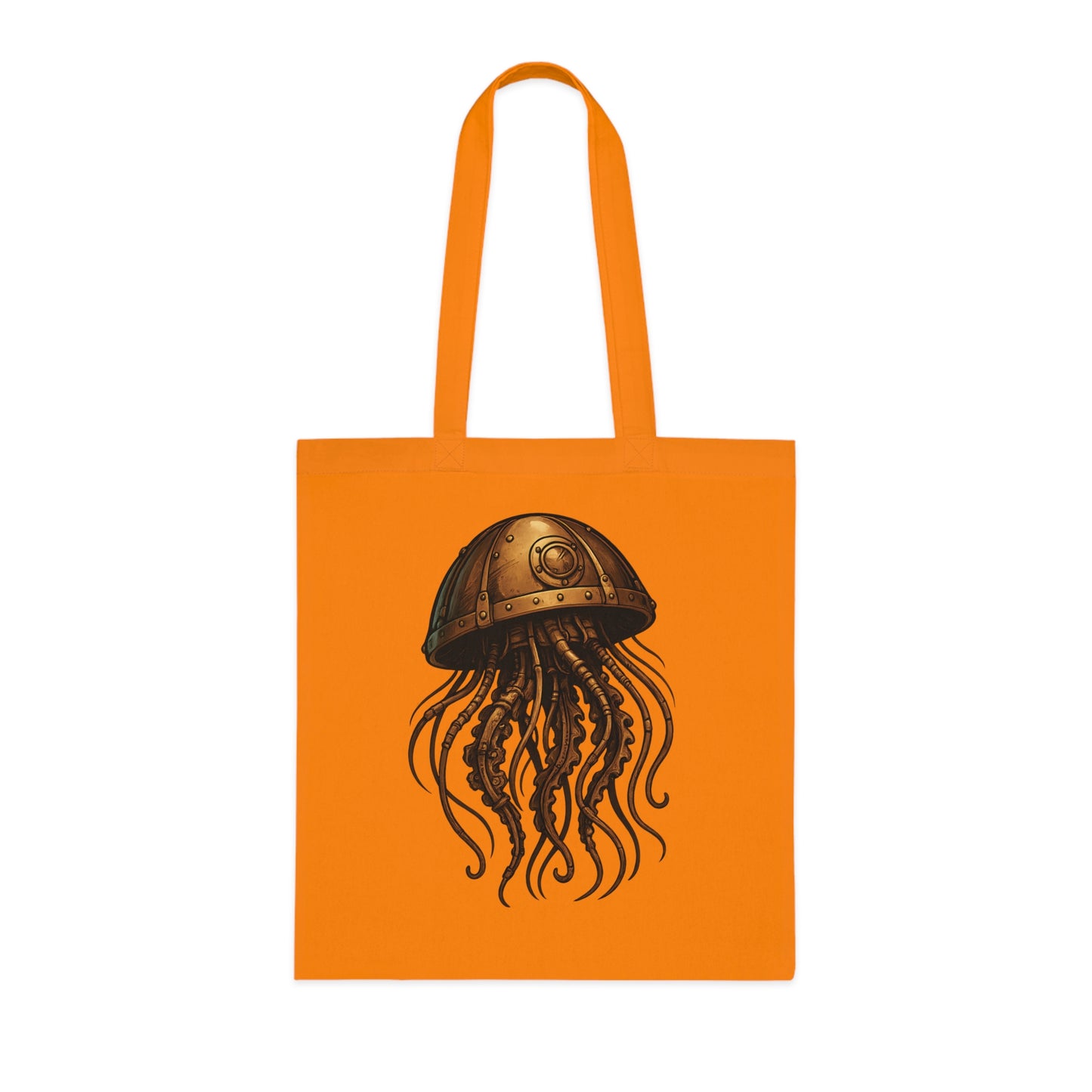 Steampunk Mechanical Jellyfish Tote Bag