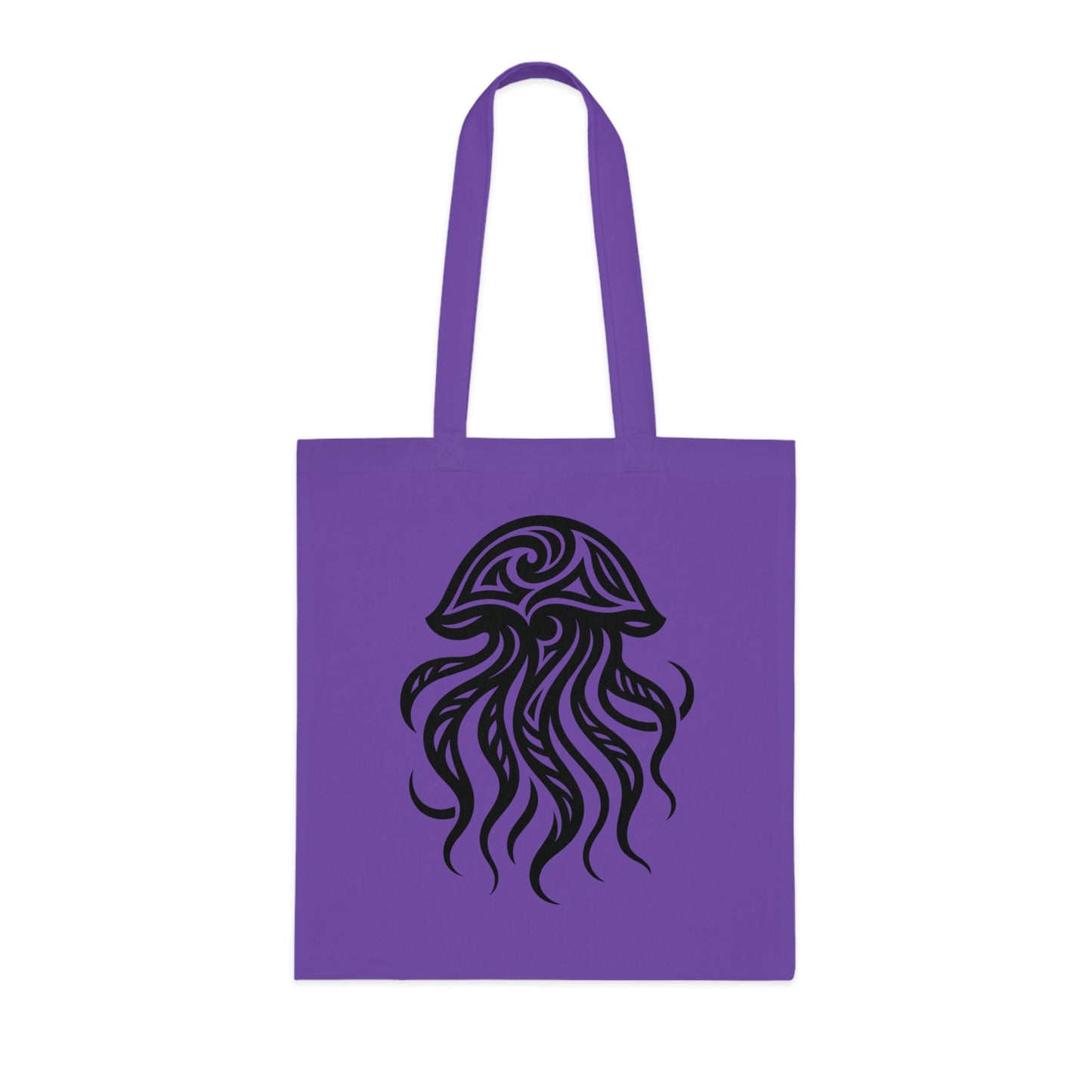 Tribal Tattoo Jellyfish Tote Bag