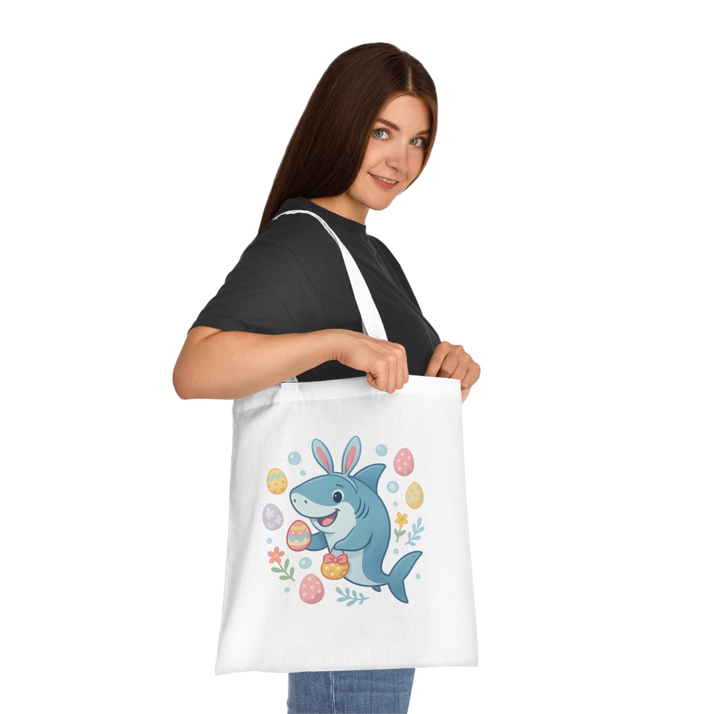 Easter Shark Tote Bag