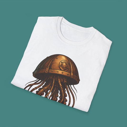 Steampunk Mechanical Jellyfish Unisex T-Shirt