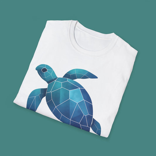Geometric Polygon Turtle Unisex T-Shirt