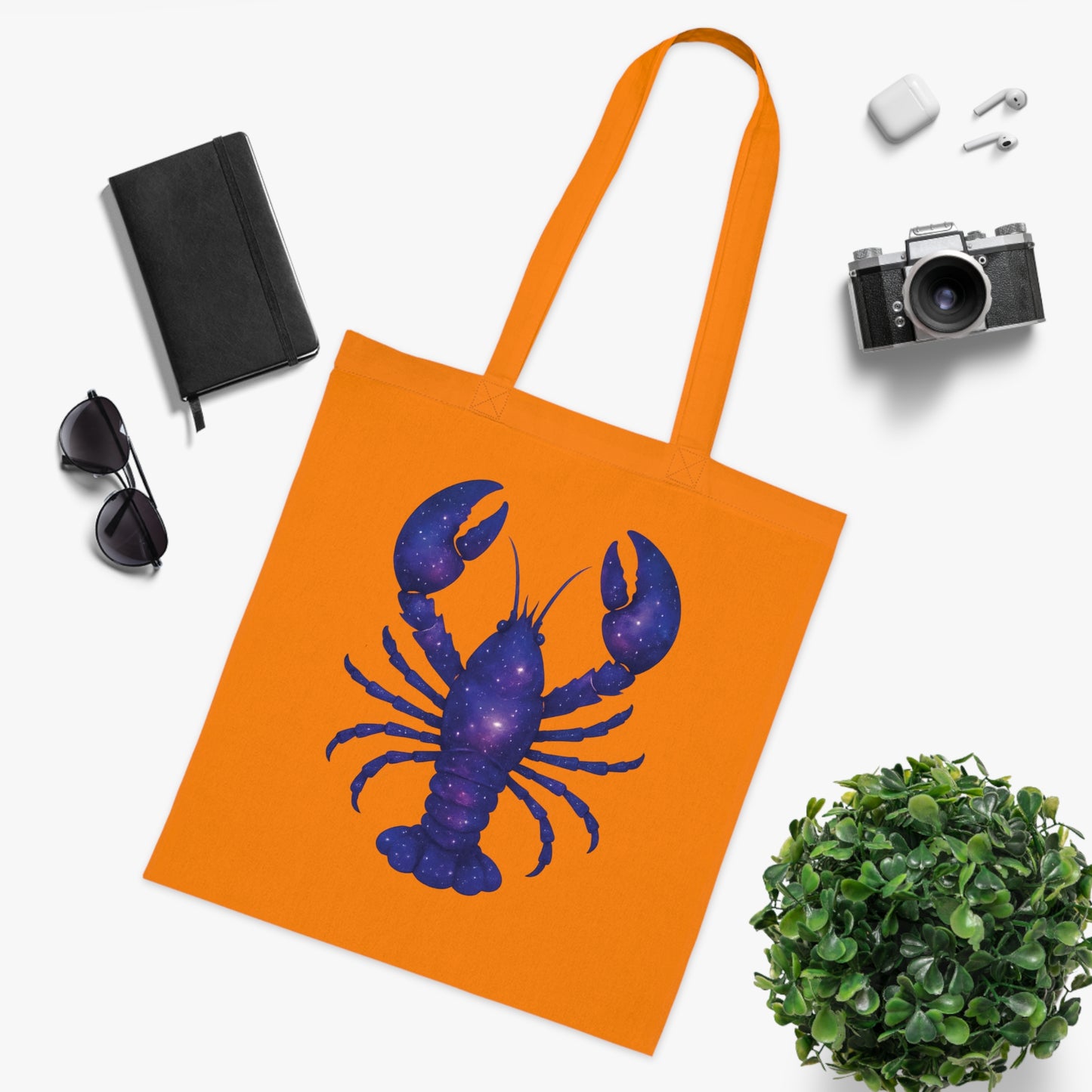 Cosmic Galaxy Lobster Tote Bag