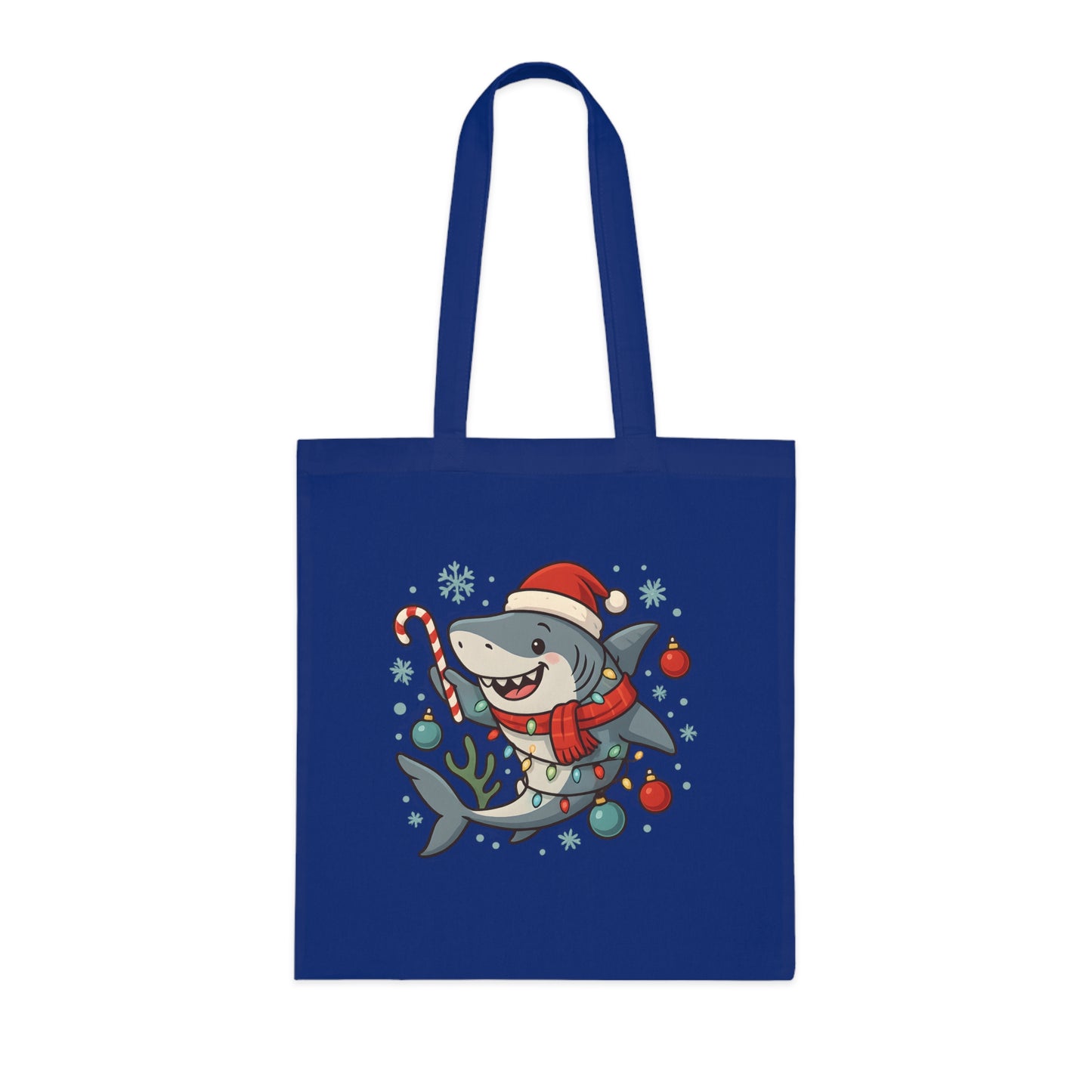 Christmas Shark Tote Bag
