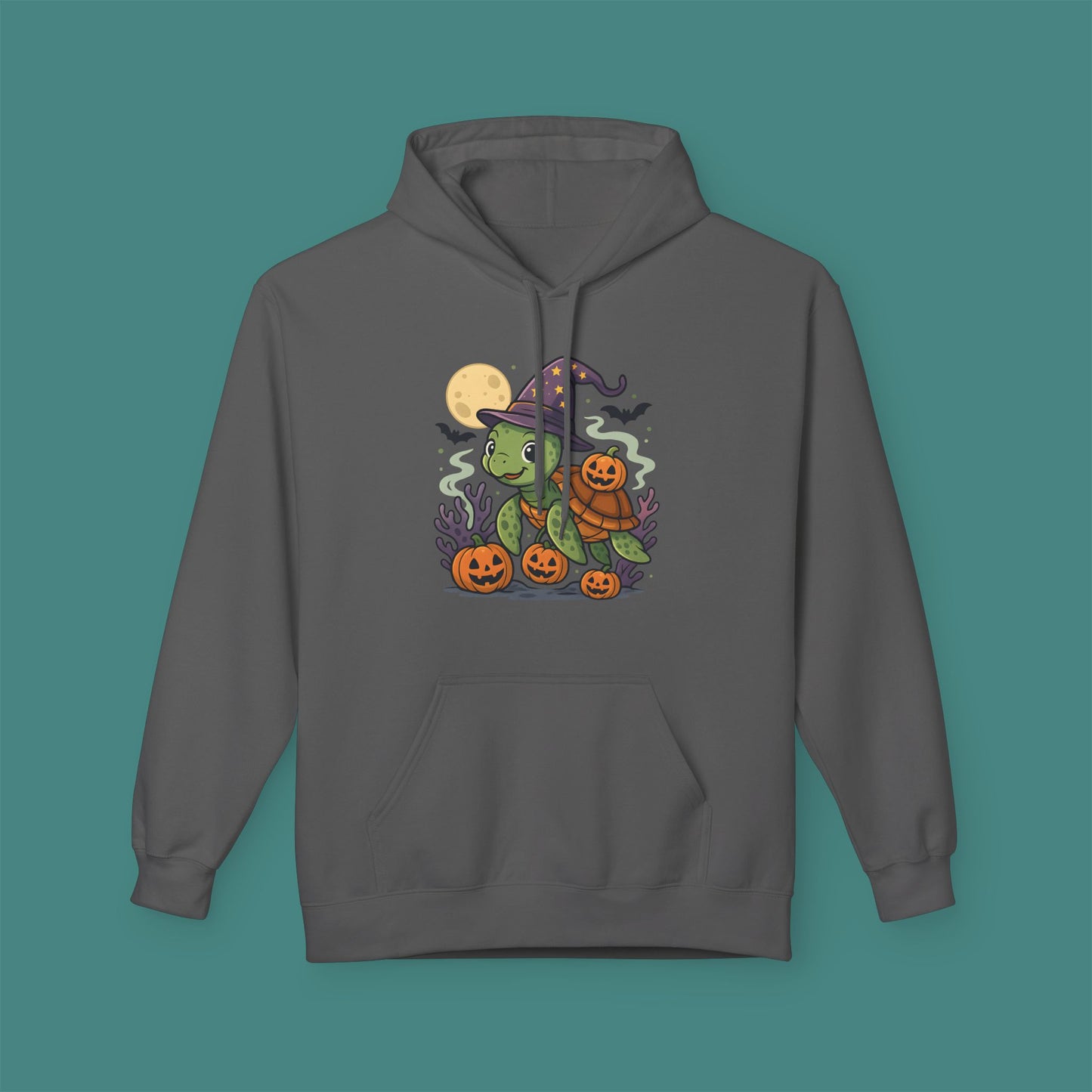 Halloween Turtle Fleece Unisex Hoodie