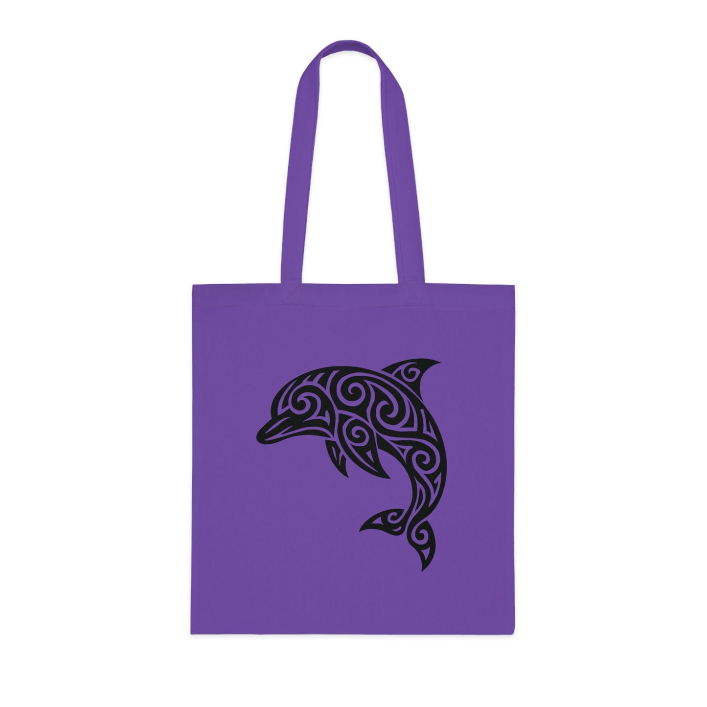 Tribal Tattoo Dolphin Tote Bag