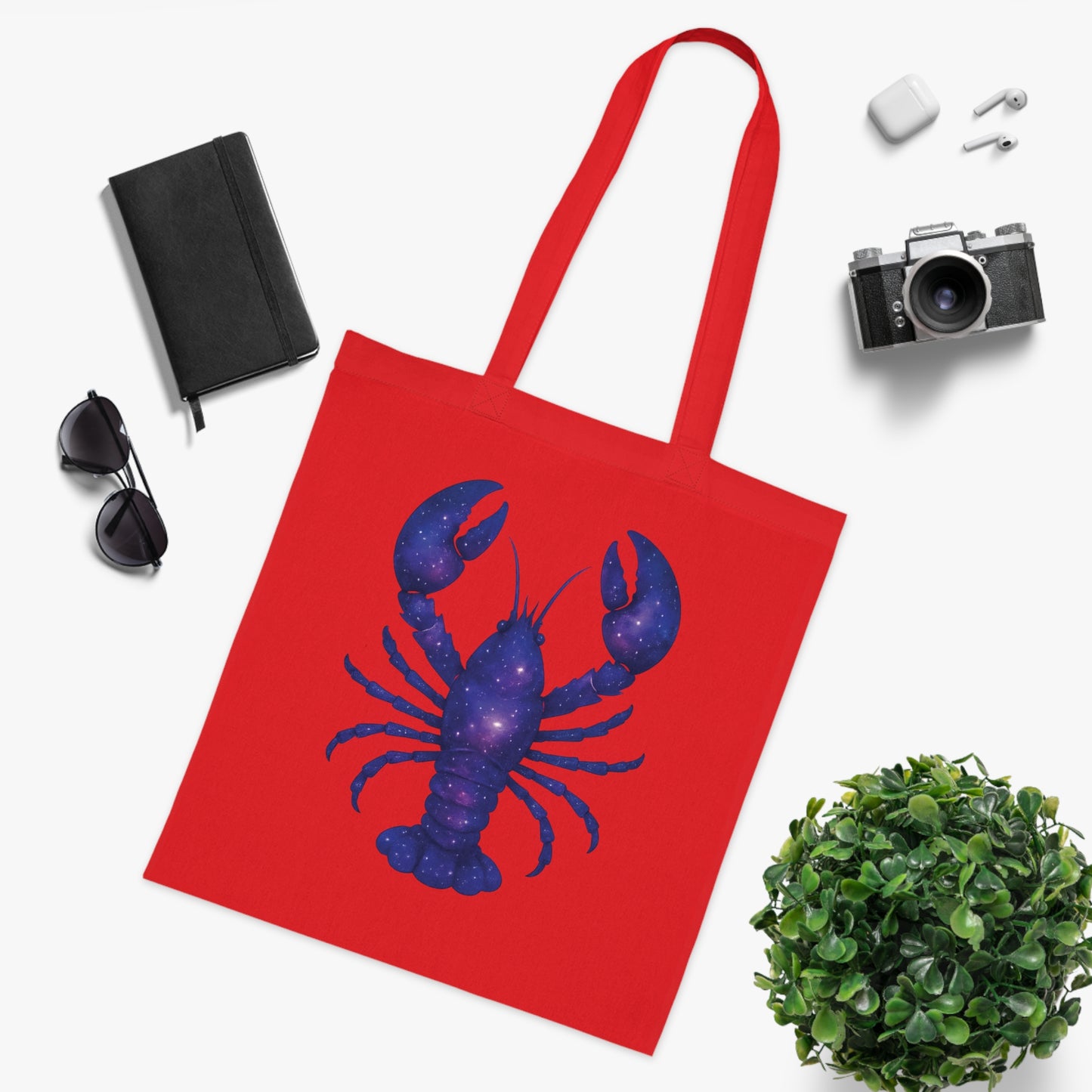 Cosmic Galaxy Lobster Tote Bag