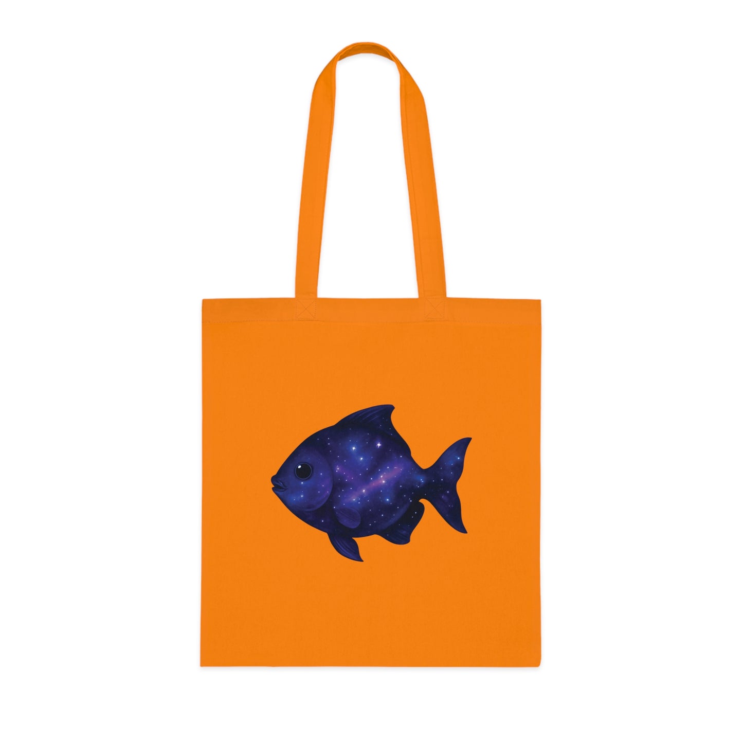 Cosmic Galaxy Fish Tote Bag