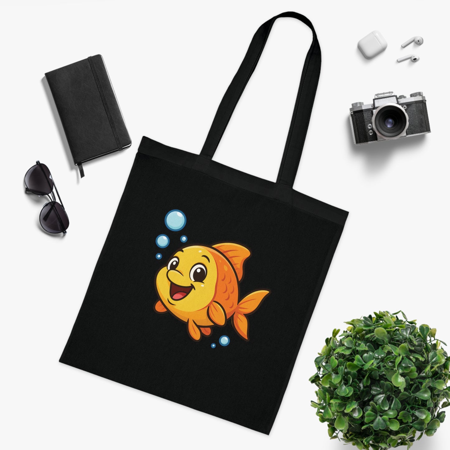 Cartoon Cute Fish Tote Bag