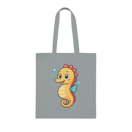 Cartoon Cute Seahorse Tote Bag