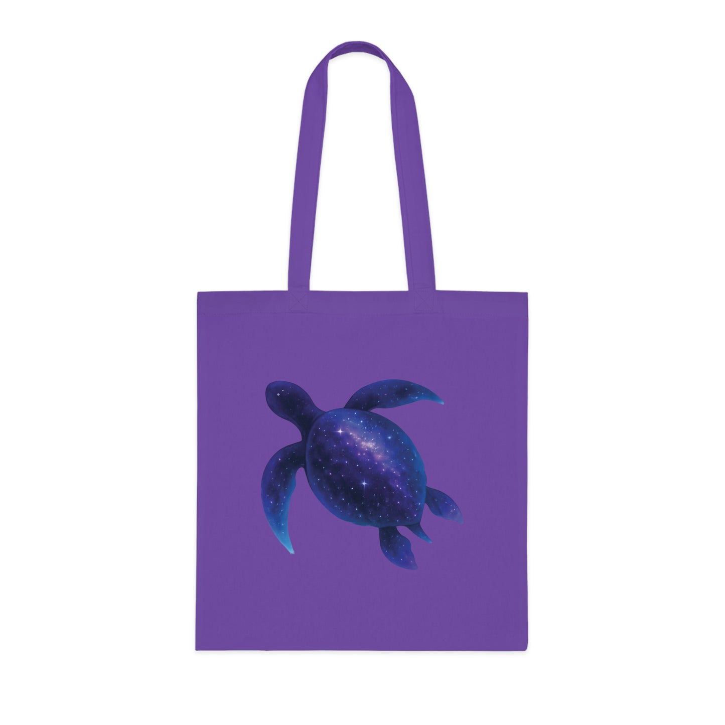 Cosmic Galaxy Turtle Tote Bag