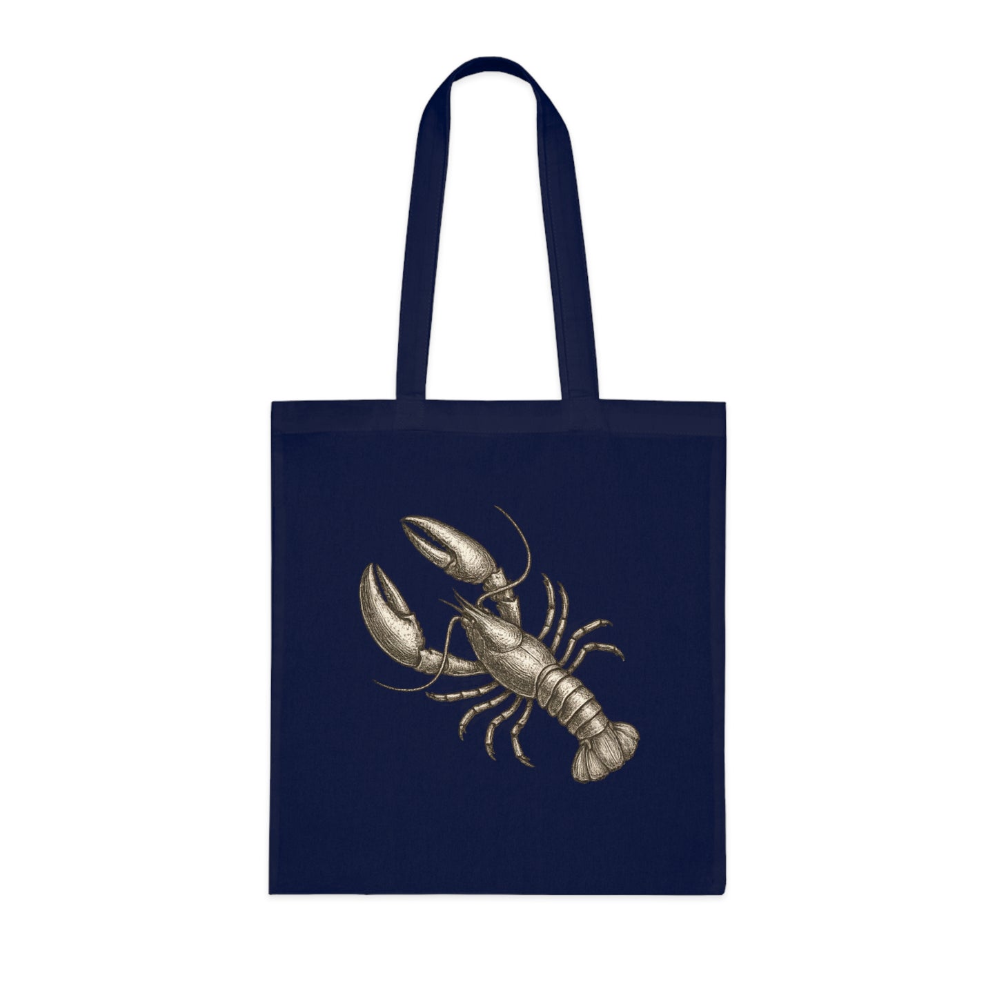 Vintage Etching Lobster Tote Bag