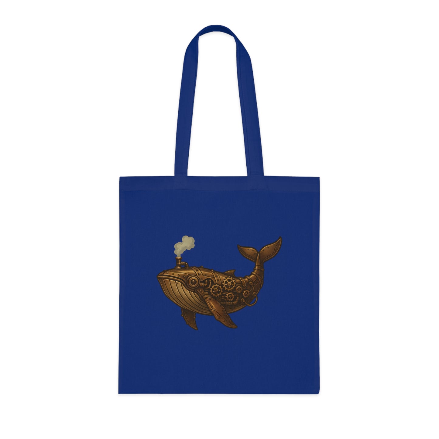 Steampunk Mechanical Whale Tote Bag